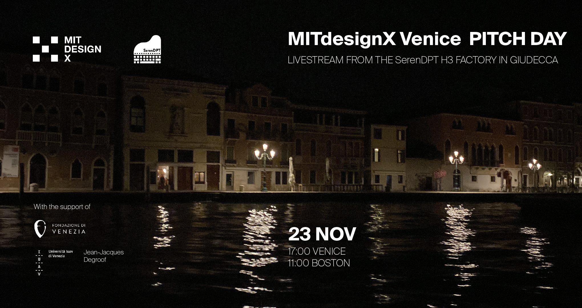 MITdesignX Venice Pitch Day